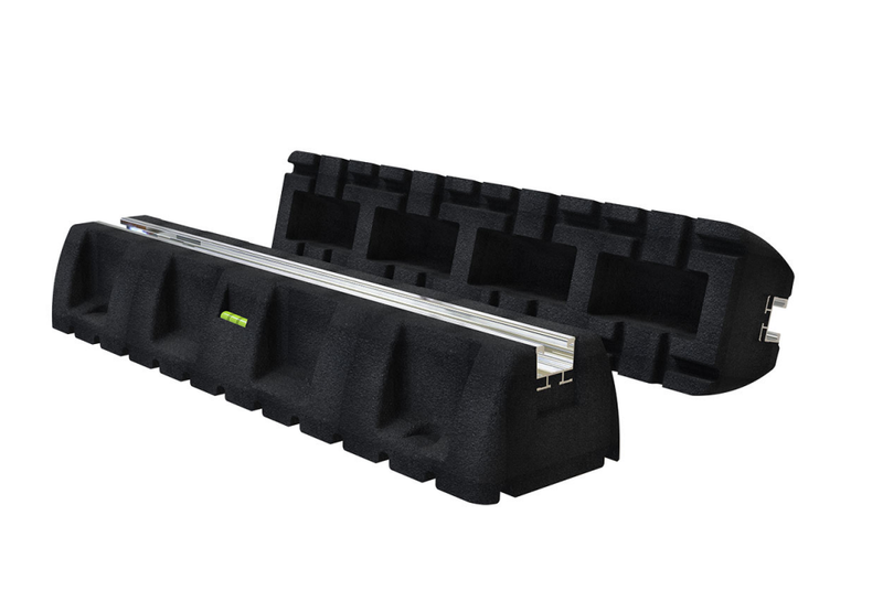 SBR Heavy Duty Foot Mount w/ Aluminum Tracks