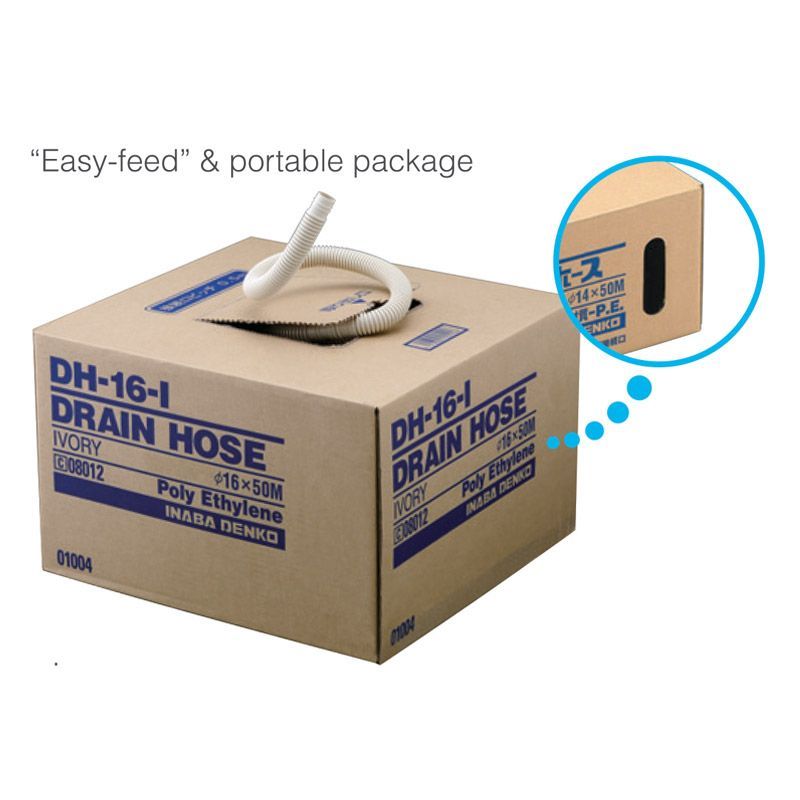 Inaba Denko DH Condensate Drain Hose 5/8" [164 ft]