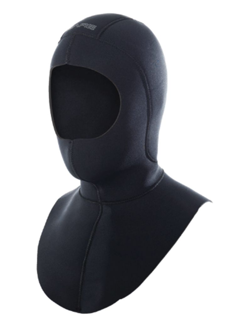 BARE ELASTEK 5MM WET HOOD, Color: BLACK, Size: XS