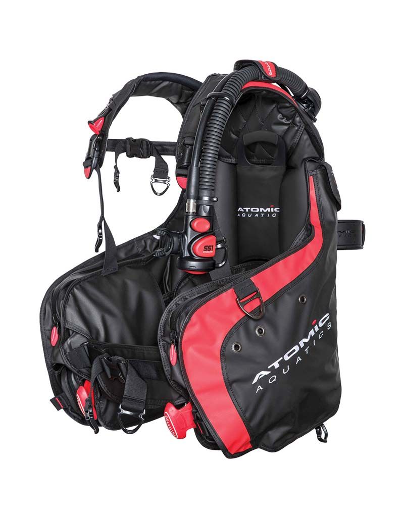 ATOMIC BC1, Color: RED/BLK, Size: M/L