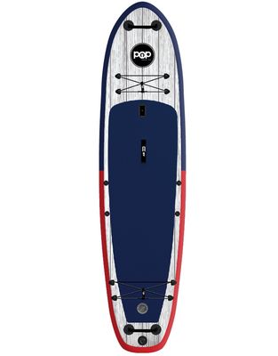 pOp BOARD CO. El Capitan 11’6&#39;&#39; Inflatable SUP Red/Blue