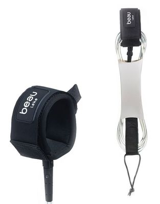 beaulake SUP Leash - White/Black