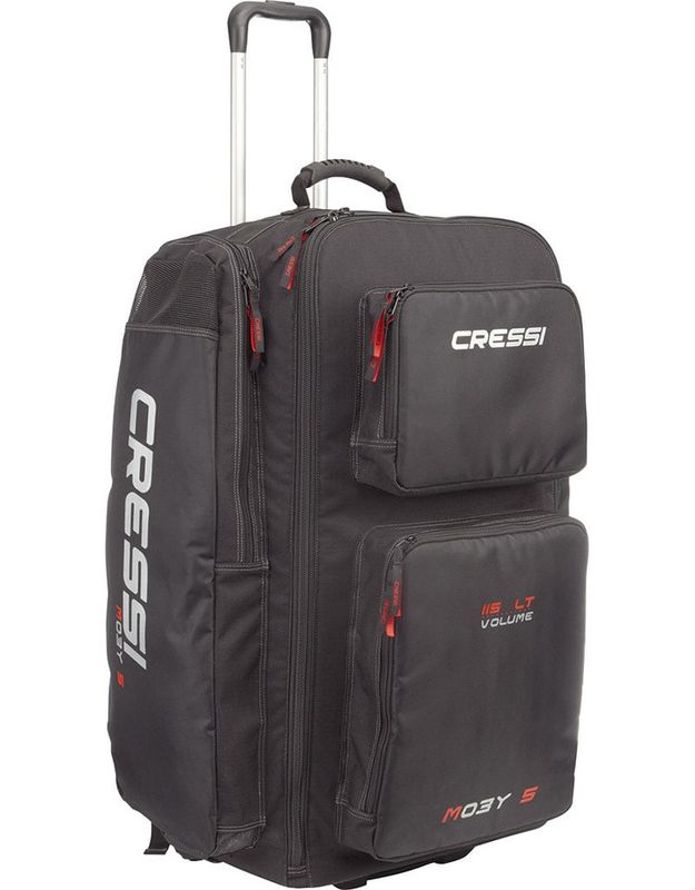 CRESSI Moby 5 Bag (black with red details)