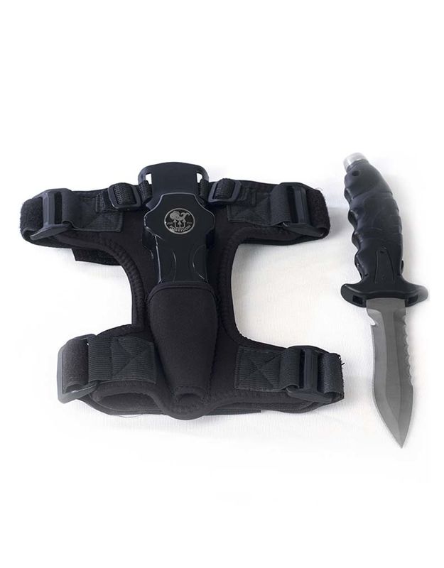 Poseidon Black Line Titanium Knife