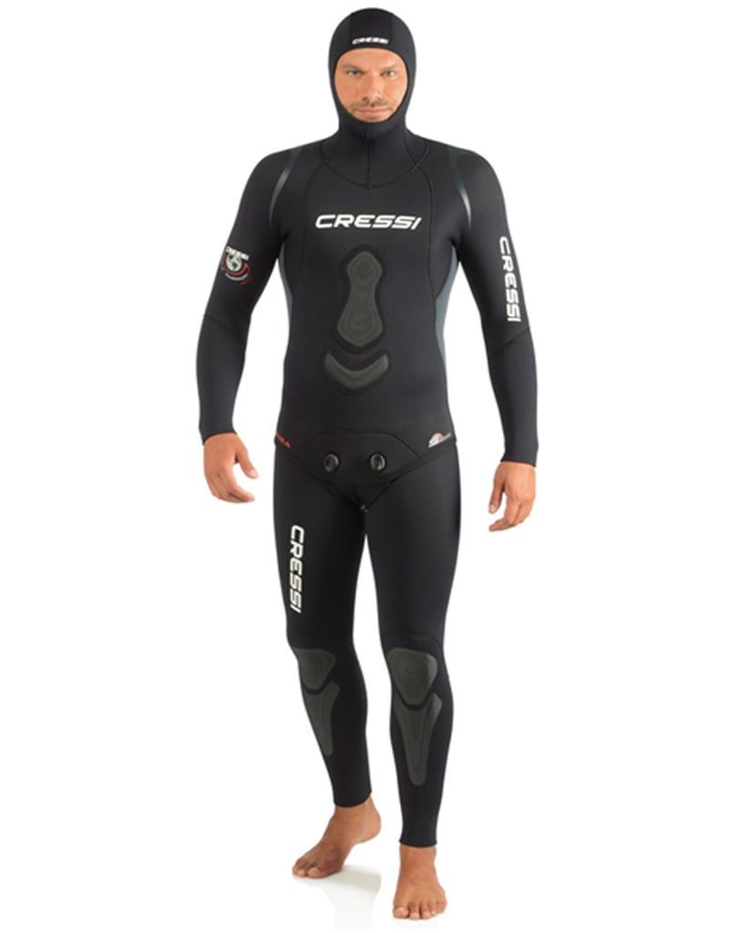 Cressi Apnea Wetsuit (2pcs set) 3.5mm Men, Color: Black, Size: M