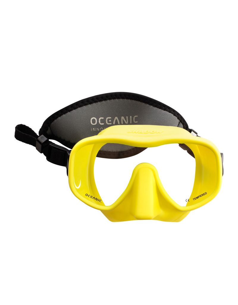 OCEANIC SHADOW MASK W/NEO STRAP, Color: YELLOW, Size: REG
