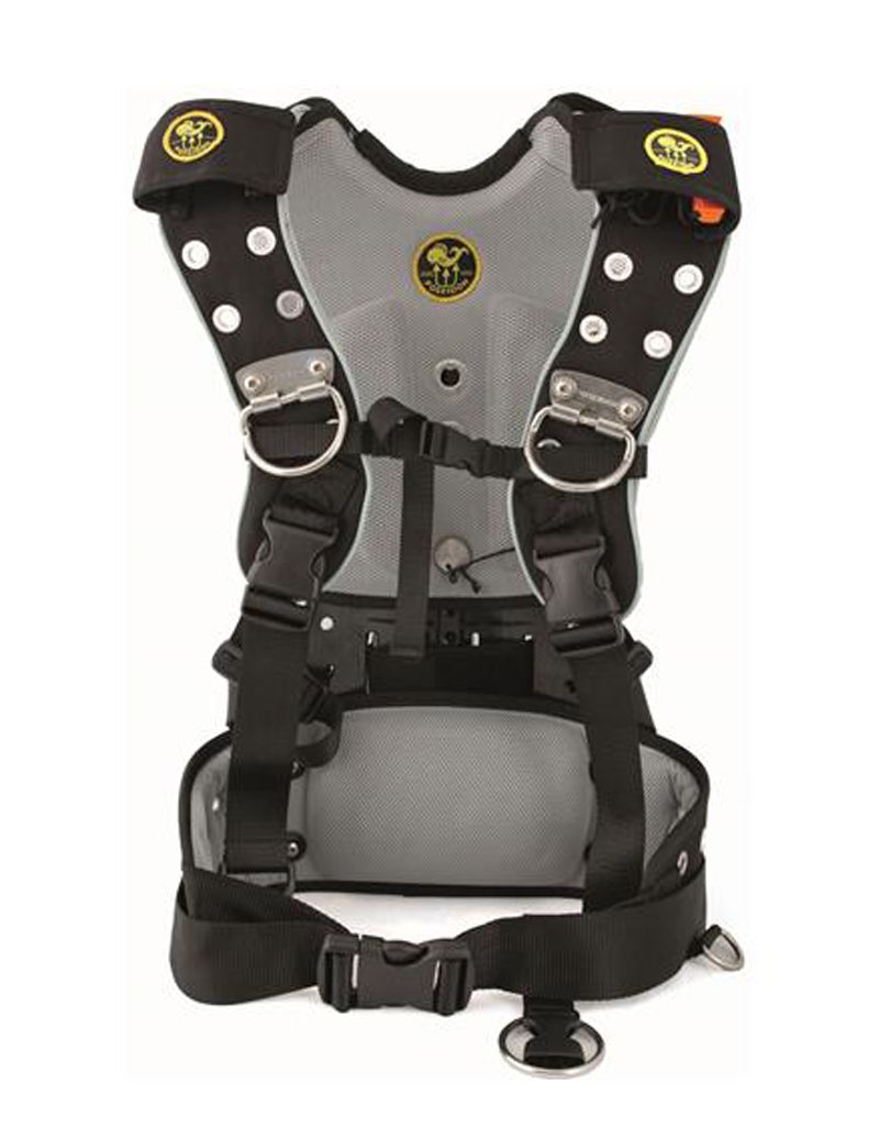 POSEIDON ONE HARNESS ONE, Color: BLACK, Size: L