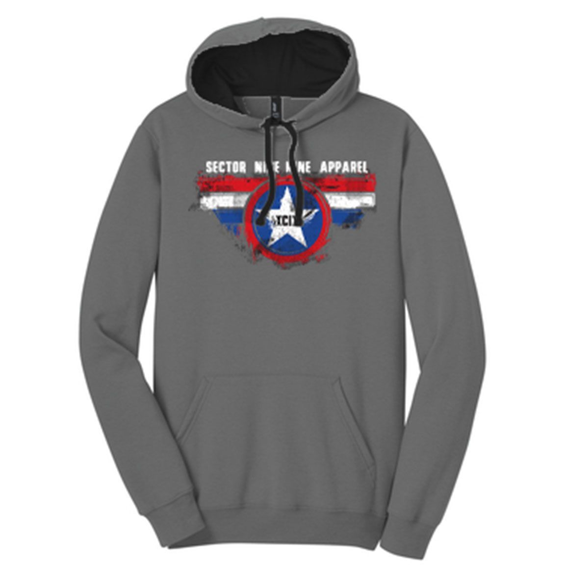 DISTRESSED CAPTAIN AMERICA HOODIE