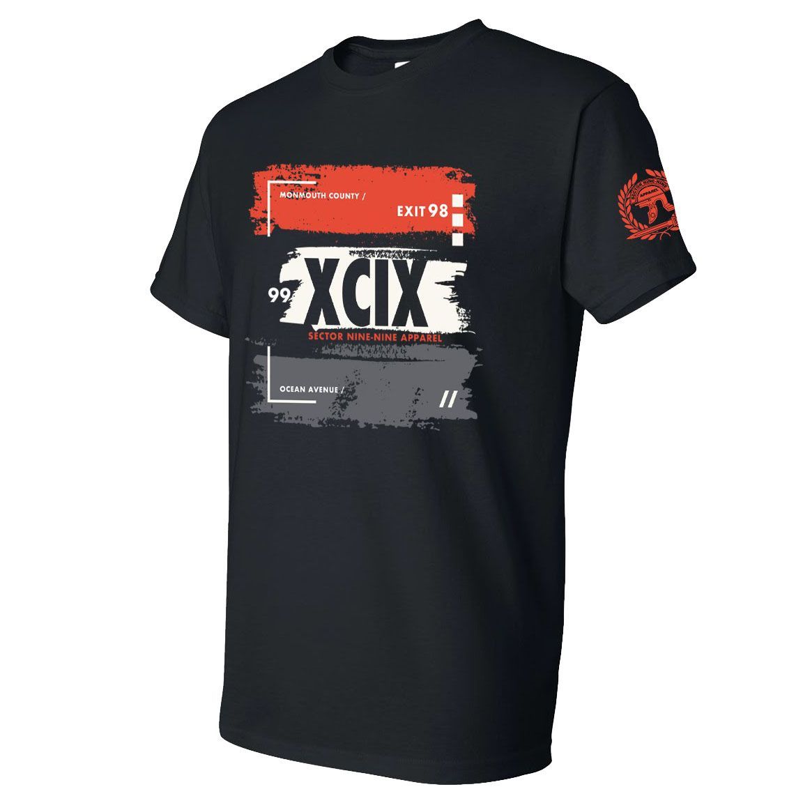 【in a row】Vera Line T-shirt mens ripple-junction-black-ecw