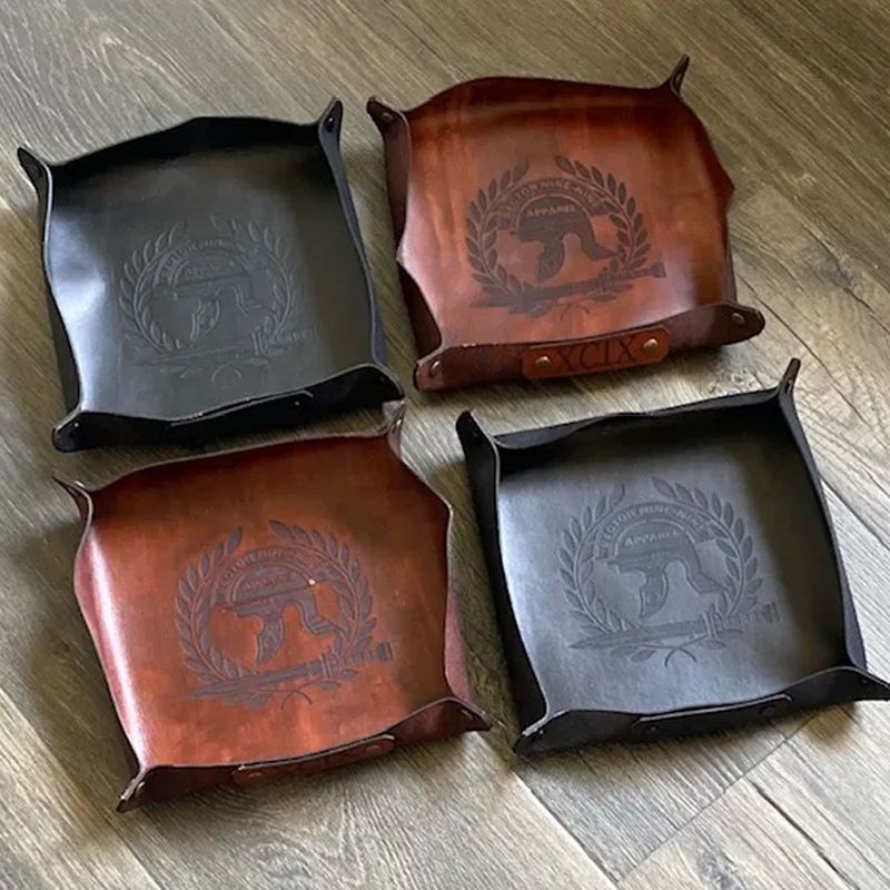 PREMIUM LEATHER VALET TRAYS