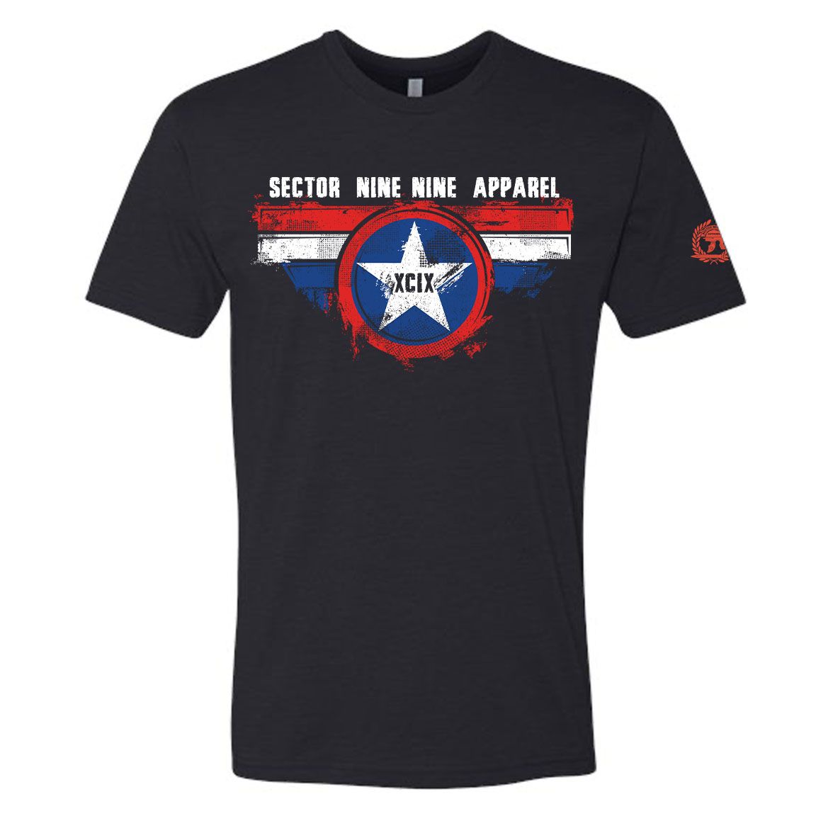 DISTRESSED CAPTAIN AMERICA T-SHIRT