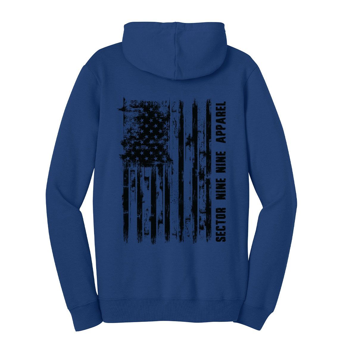DISTRESSED FLAG HOODIE
