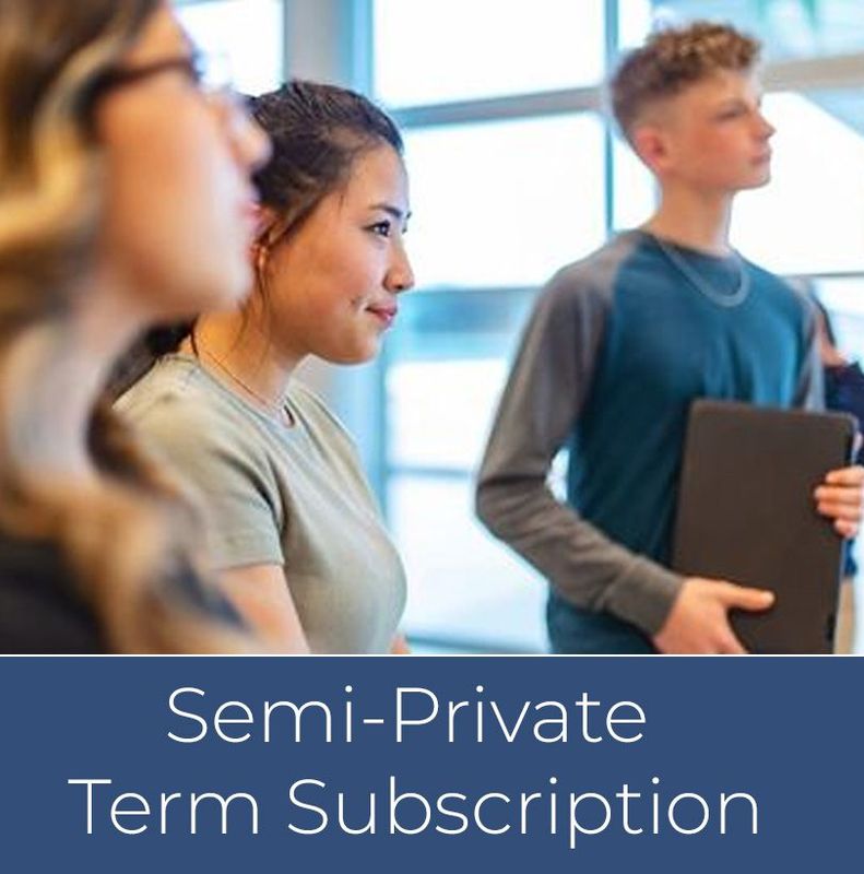 Semi - Private Subscription Courses (Monthly Payments)