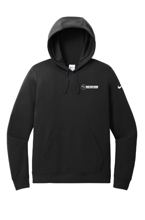 Nike Ladies Club Fleece Sleeve Swoosh Pullover Hoodie (3 Colors Available)