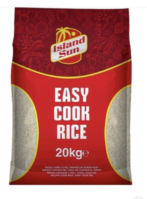 Island Sun - Easy Cook Rice  20kg