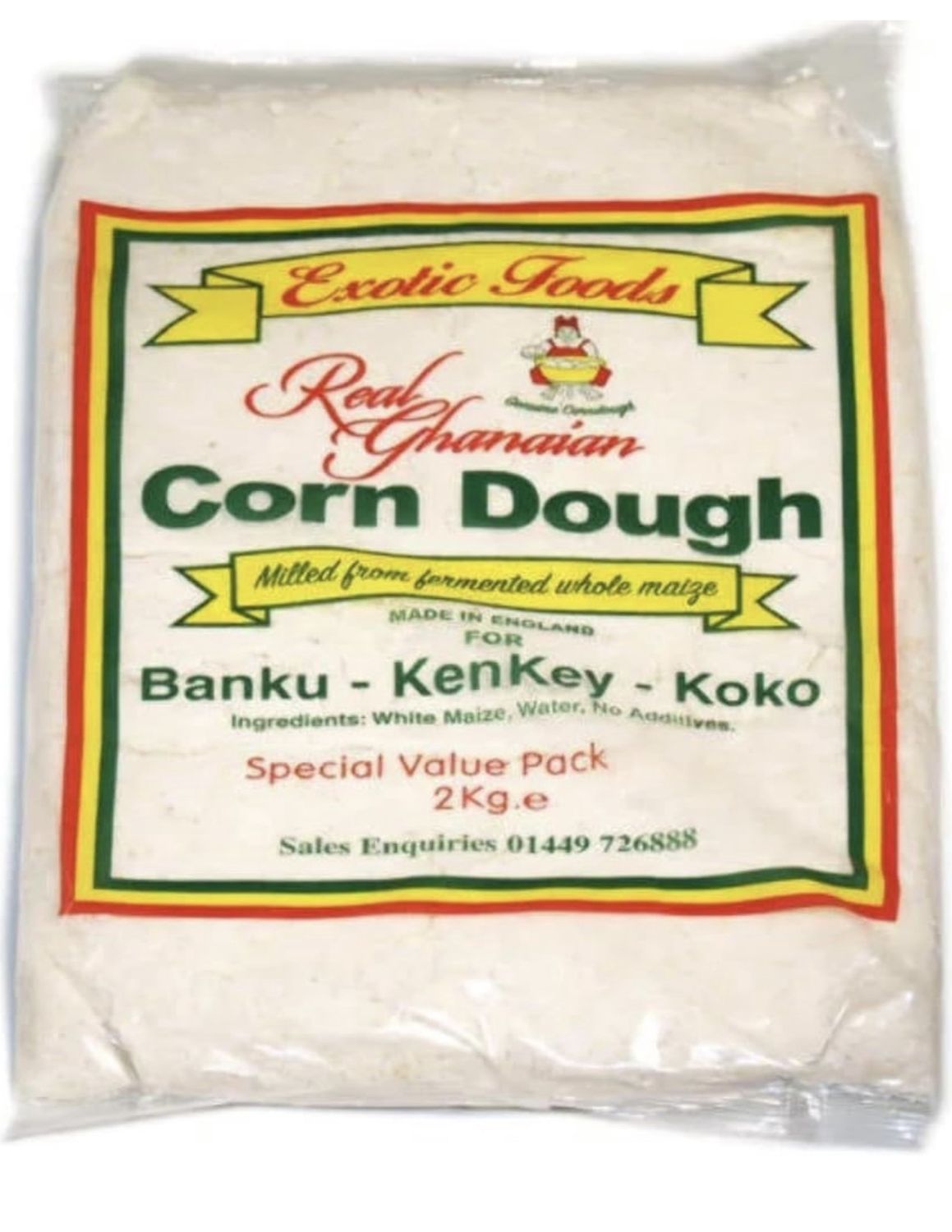 Ghana Best Corn Dough 2kg
