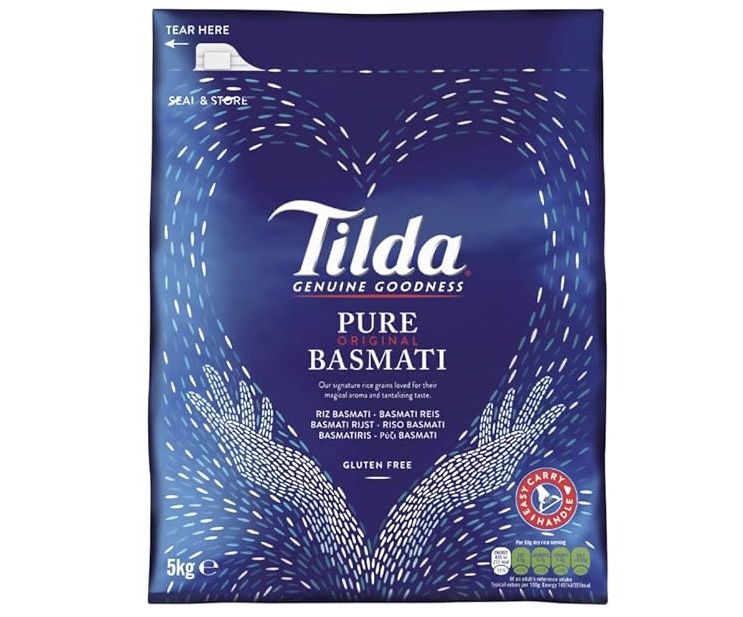 Tilda Rice Pure Basmati 5kg
