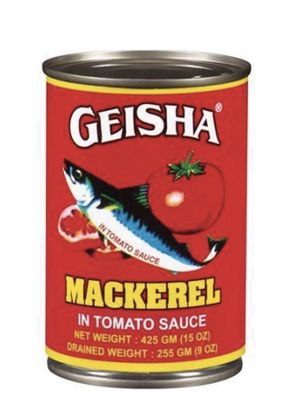 Geisha Mackerel (in Tomato Sauce w Chili)