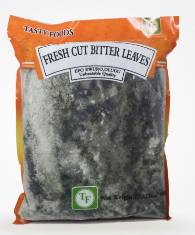 Frozen Cut bitter leaf 500g