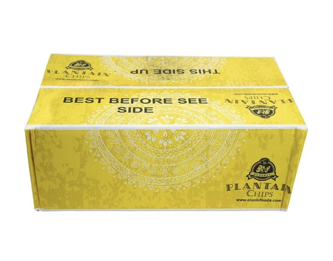 Olu Olu Yellow Plantain Chips Box (Sweet)