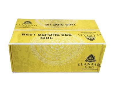 Olu Olu Yellow Plantain Chips Box (Sweet)