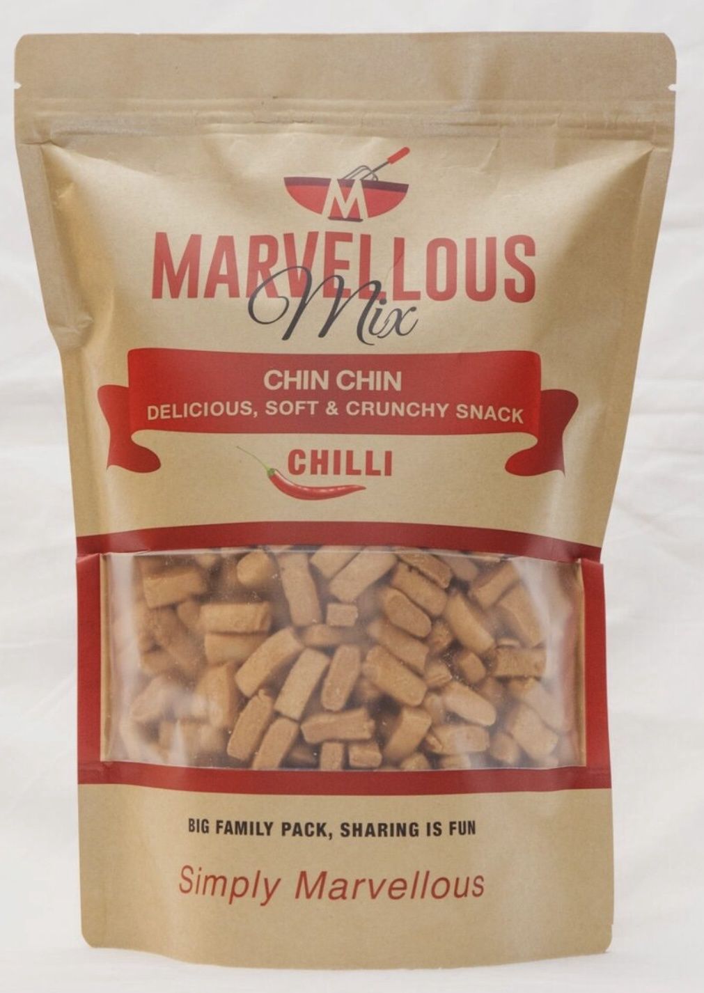 Marvellous Chin Chin 120g (Chilli)