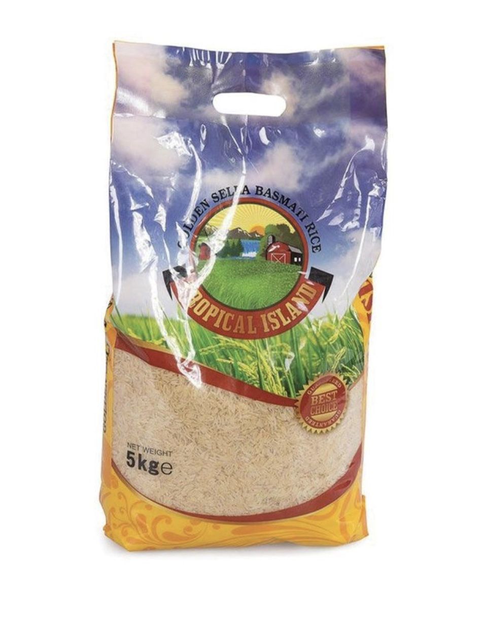 Tropical Island Golden Sella Basmati Rice 5kg