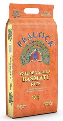 Peacock Golden Sella Basmati Rice 10kg
