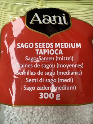 Aani Sago Seeds Medium Tapioca 300g