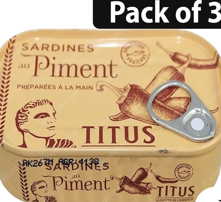 Titus Piment Sardines ( 3 Pack )