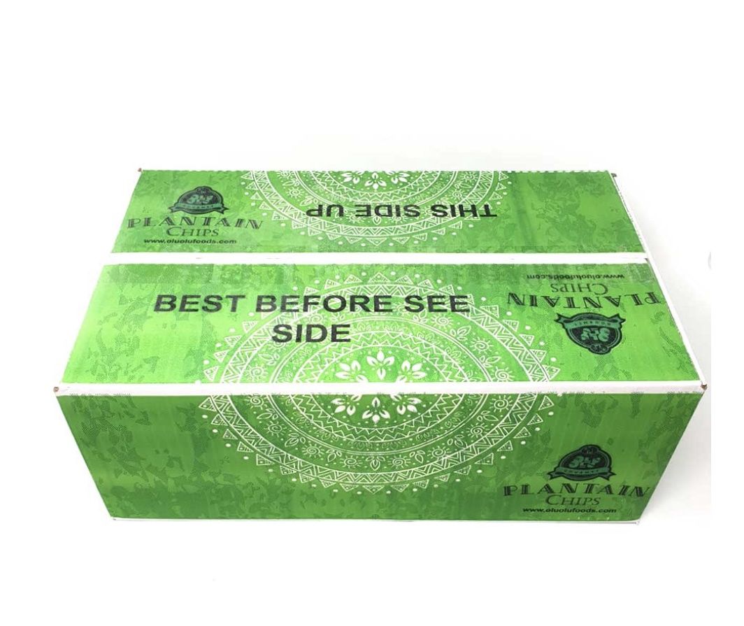 Olu Olu Red &amp; Green Plantain Chips Box Mix
