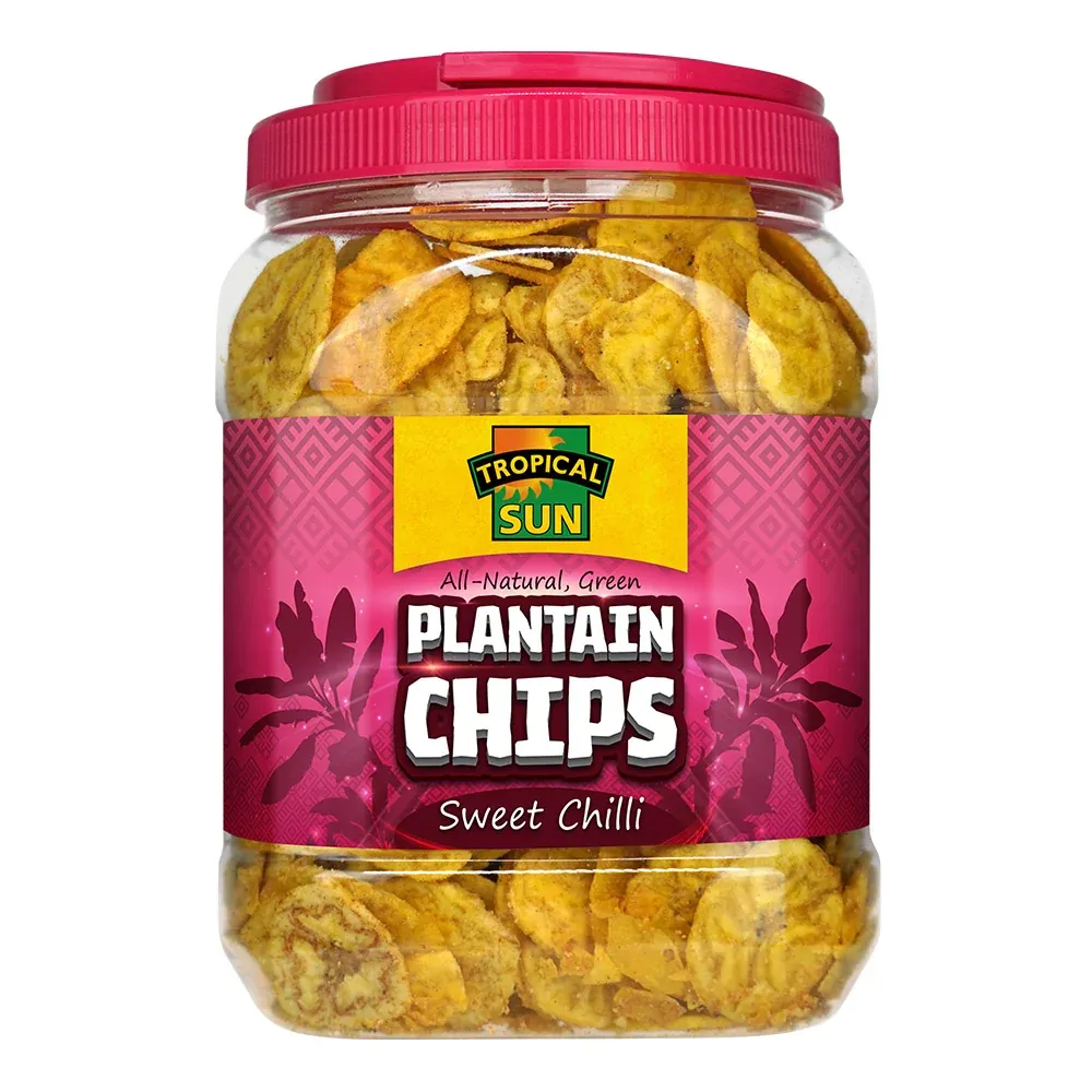 Tropical Sun Plantain Chips - Sweet Chilli