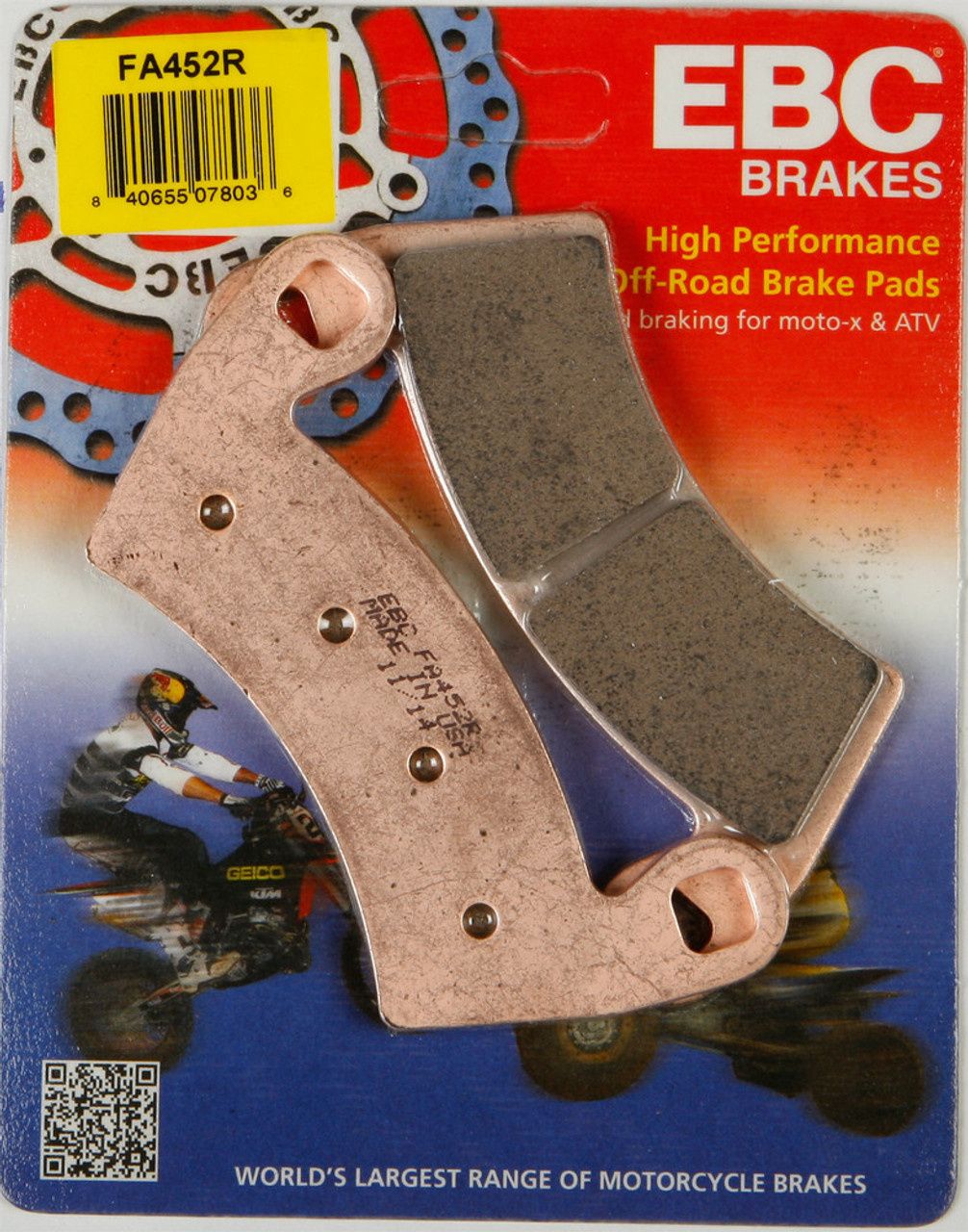 EBC FA452R - XP1000 Front/Rear Left/Right Brake Pads 14-15