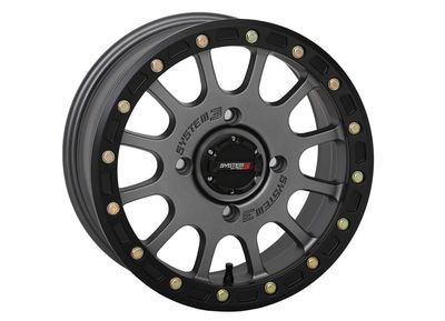 SYSTEM 3 SB5 BL WHEEL 14x7 5+2 (+38MM) PO156 MATTE GUNMETAL GREY