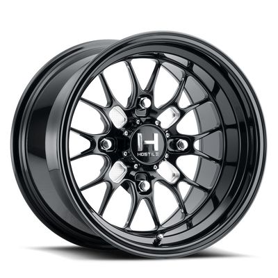 Hostile HF13 Outlaw 15x10 Pro R/Turbo R Satin Black, 5L Bolt Pattern
