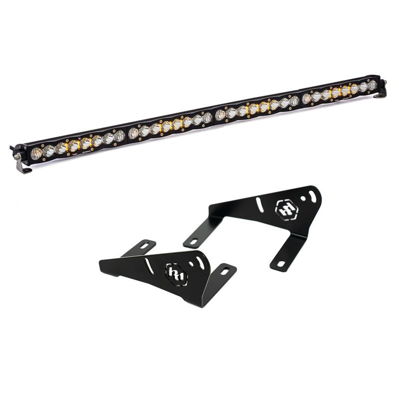 Baja Designs Polaris Pro R 40&quot; S8 Roof LED Light Bar Kit Clear