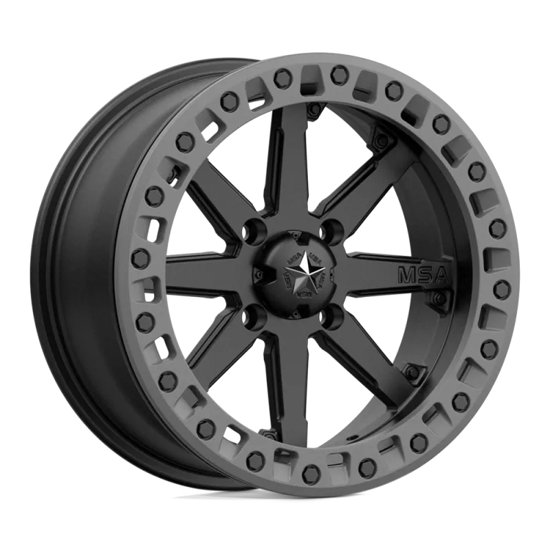 M31 LOK2 Satin Black with Gray ring. 00mm 14x7 CA137