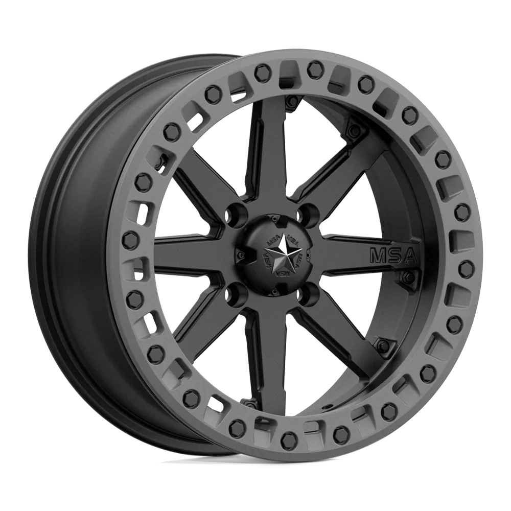 M31 LOK2 Satin Black with Gray ring. 00mm 14x7 PO156