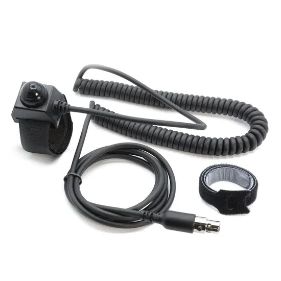 Waterproof Velcro PTT w/ Coiled Cord
