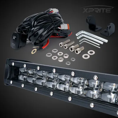 Xprite 32&quot; Sunrise Series Double Row Philips LED Spot Light Bar with Amber Back Light