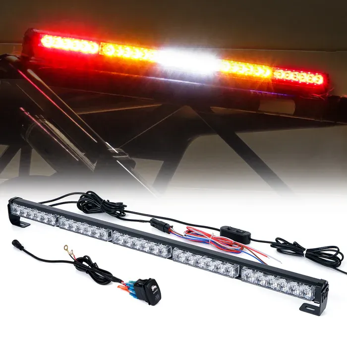 Xprite RZ Series 30&quot; Offroad Rear Chase LED Strobe Light bar with Brake Reverse