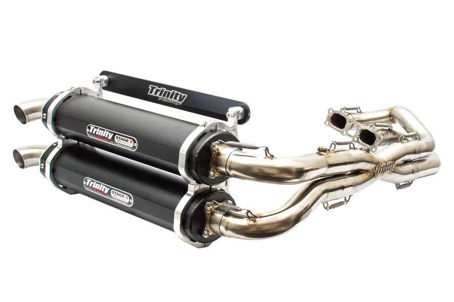 Trinity RZR XP 1000 Dual Exhaust System - Black