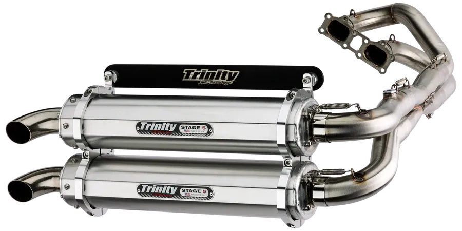 Trinity RZR XP 1000 Dual Exhaust System - Satin