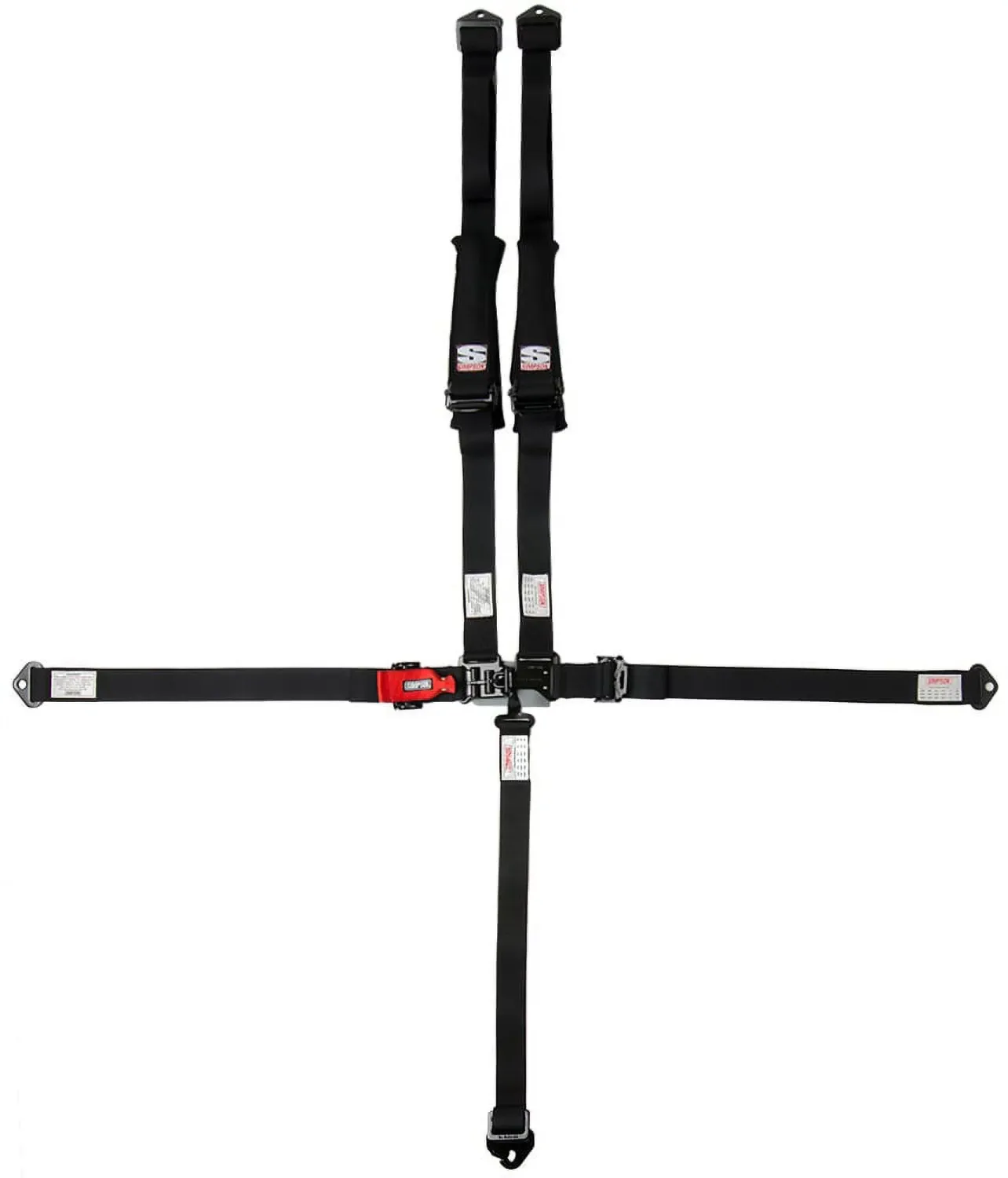 Simpson 2&quot; 5 Point Harness  Black