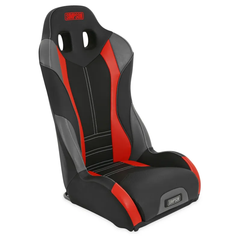Simpson Pro Sport BLK/RD Front Seat