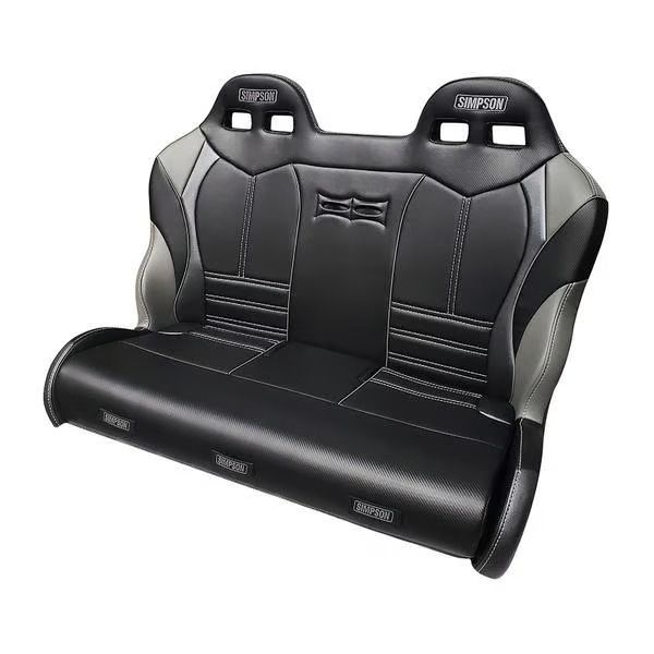 Simpson Pro Sport X3 Bench Seat Rear[Black/Charcoal]
