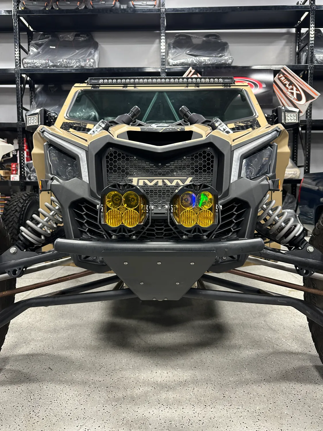TMW X3 Pre-runner front bumper w integrated tie down