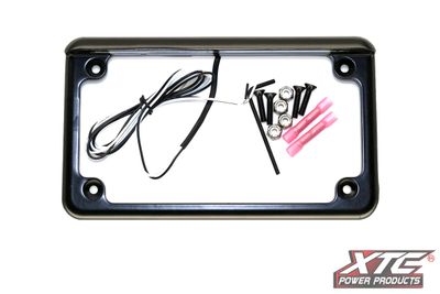 XTC 6&quot; 6 LED License Plate Frame Black