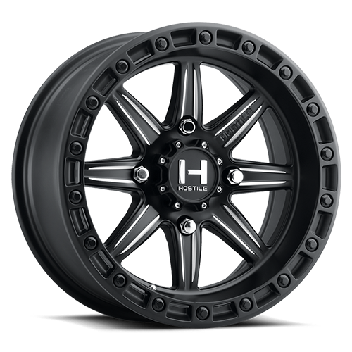Hostile H109 Alpha UTV 15x8 CA137 Satin Black, 0MM