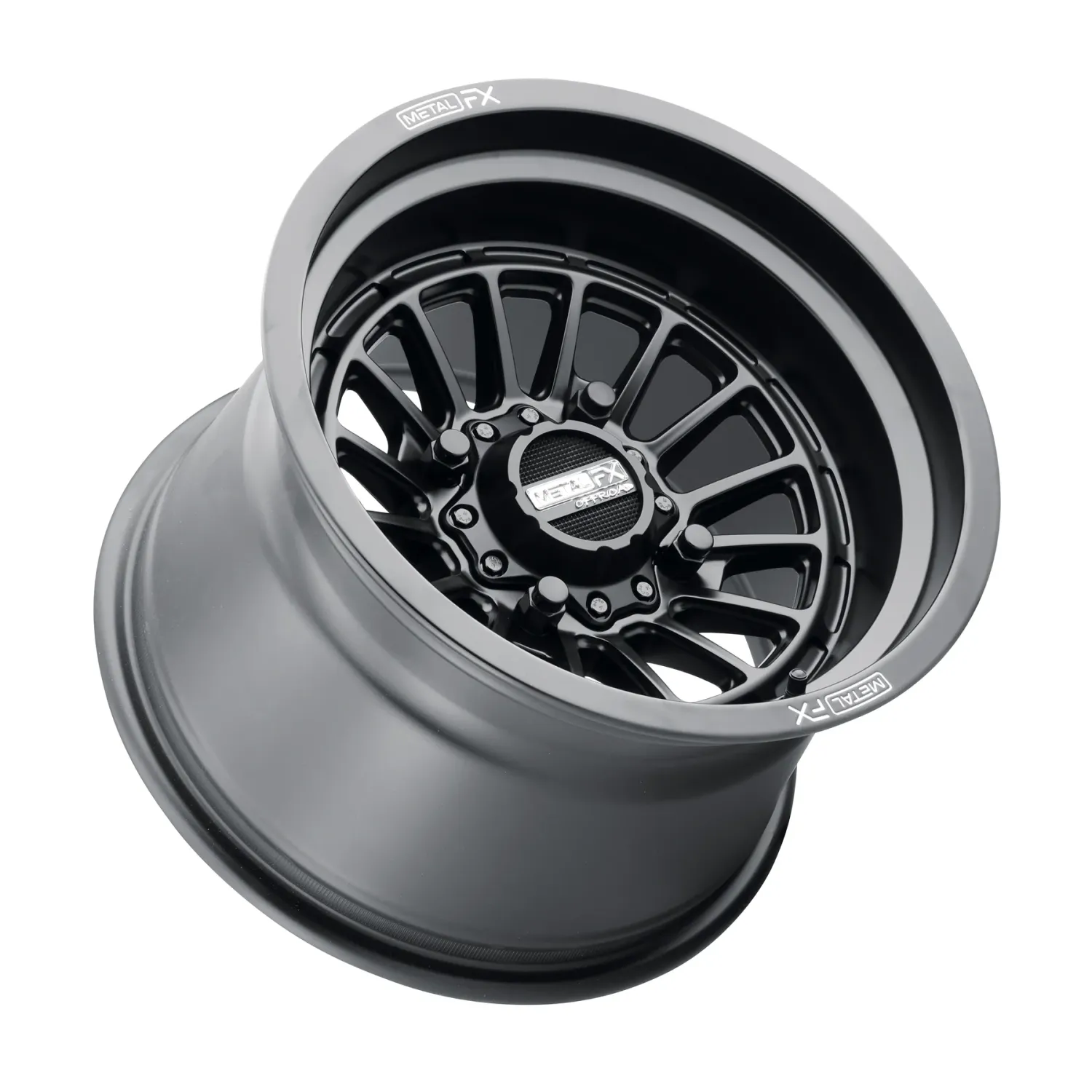 Metal FX Delta Non-Beadlock 15x10 PO156  +0 Offset Satin Black